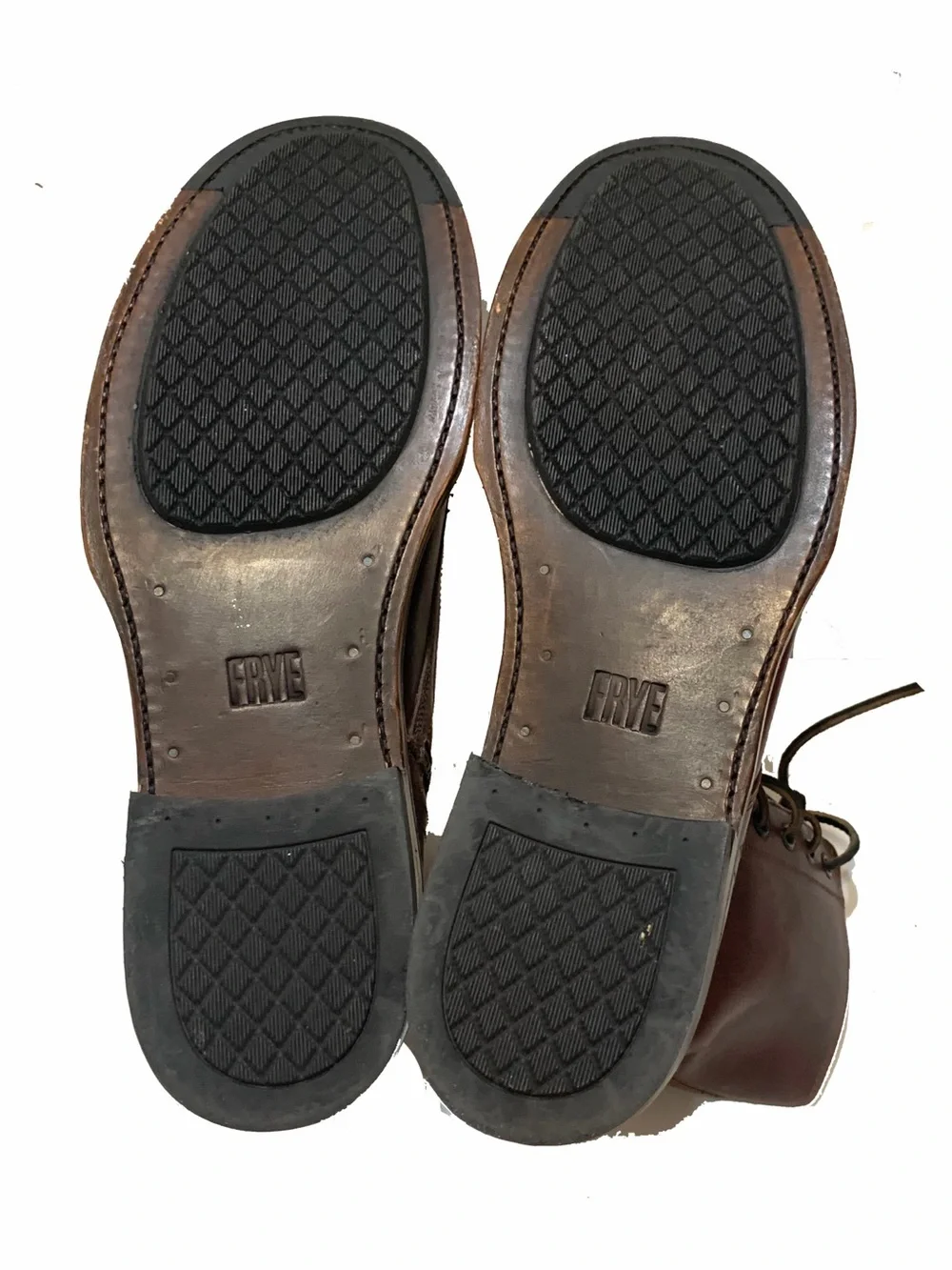 10.5 / Frye Men's Brown Leather Lace-Up Boot